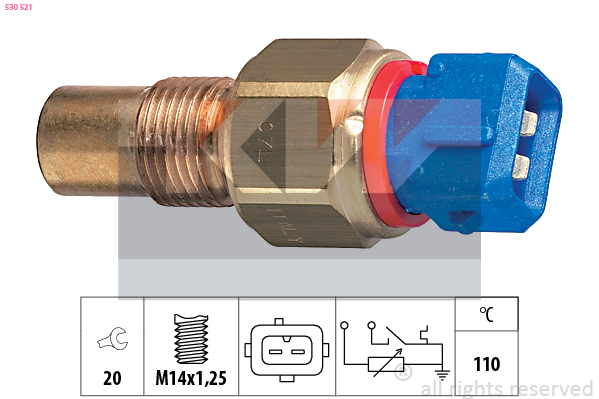 Senzor,temperatura lichid de racire 530 521 KW